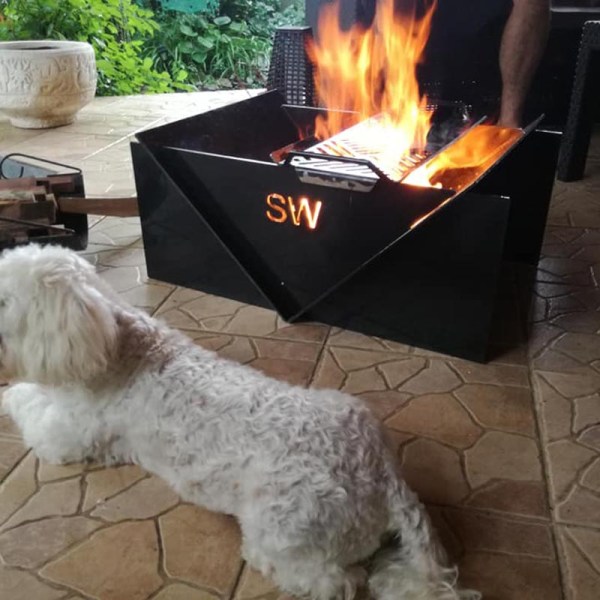 VG 500 6 darabból álló szétszedhető minőségi kerti grill